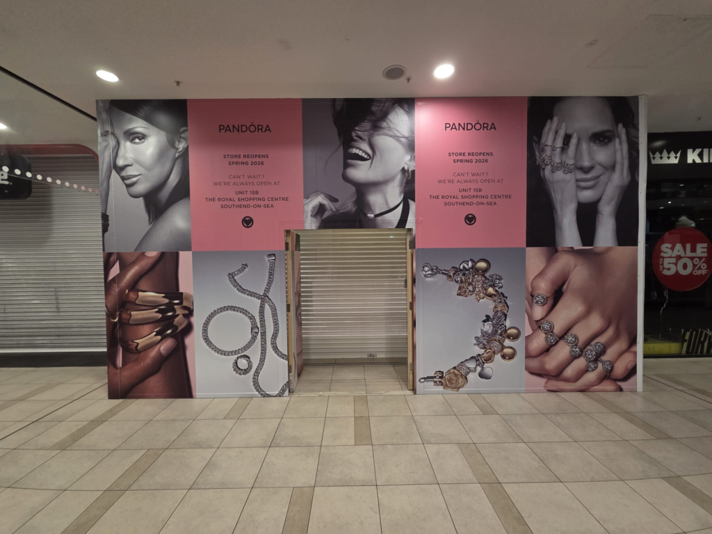 bloq hoardings pandora vinyl graphics.webp